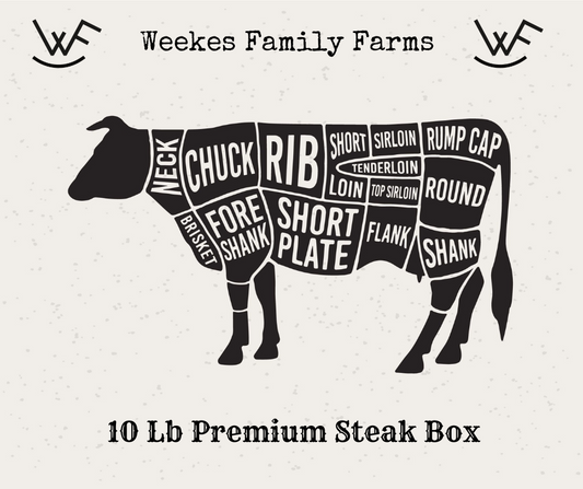 10 Lb Premium Steak Box