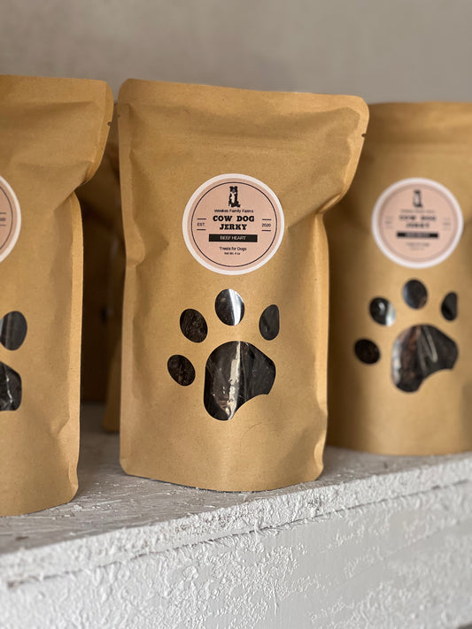 Cow Dog Jerky-Heart